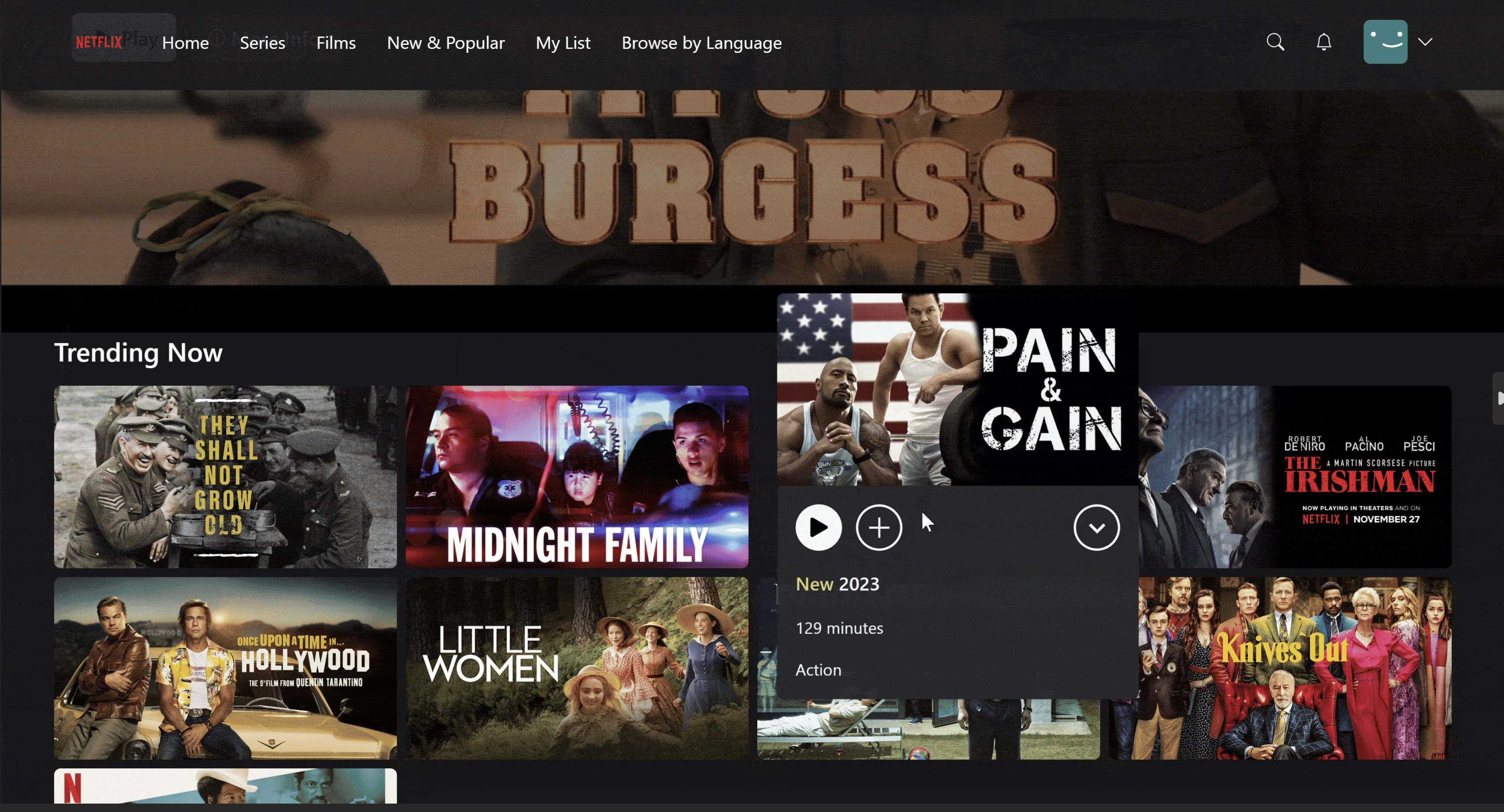 Full Stack Netflix Clone demo